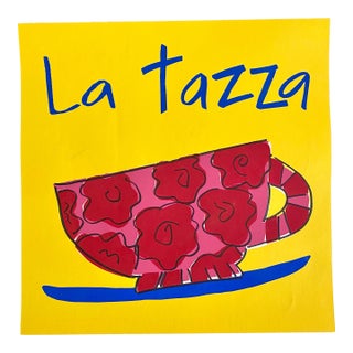 La Tazza Coffee Cup Original Silkscreen 1993 1:1 For Sale