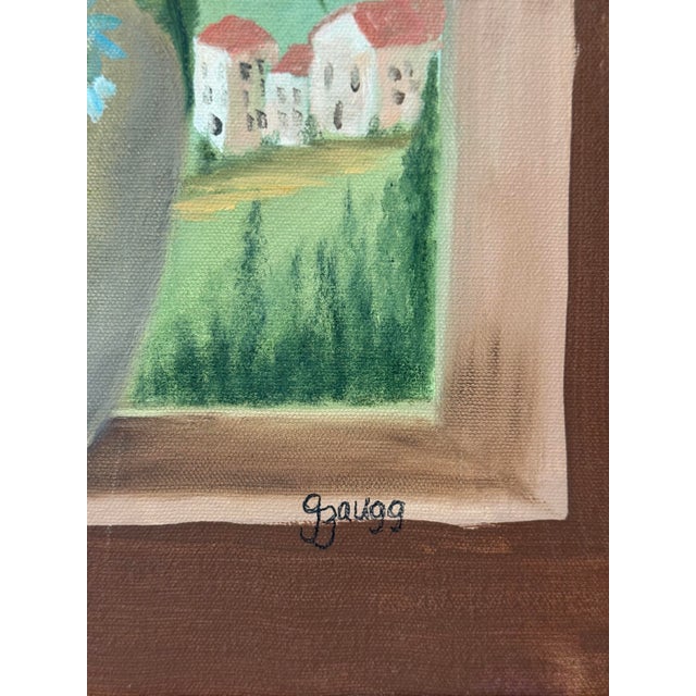 Vintage Still Life Oil Painting in Gold Frame - Signed by Artist For Sale In Nashville - Image 6 of 11