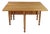 Antique Early American 19th C Cherry Gate-Leg Drop Leaf Dining Console Table 60" For Sale