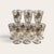 1960s 24k Gold Encrusted Crystal Iced Tea Footed Tumbler Barware Set - Set of 10 For Sale - Image 14 of 14