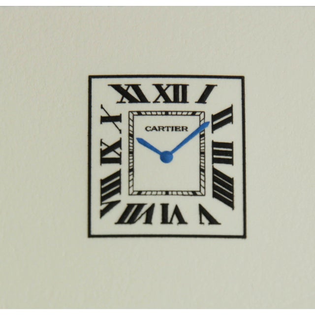 Art Deco Cartier Paris Tank Watch Design Card and Envelope Set Luxury Desk Stationery For Sale - Image 3 of 12
