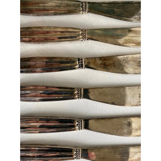 Godinger Godinger Silverplate Pineapple Spreaders - Set of 7 For Sale - Image 4 of 9