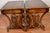 Wood 1980s Maitland Smith Regency Style Mahogany Banded Rosewood Pair Side Tables / End Tables For Sale - Image 7 of 18