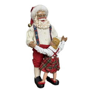 Vintage 1999 Possible Dreams Clothique Santa Figurine • Christmas Dance
