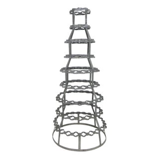 Iron Drying Rack for Wine Bottles from Egouttoir a Bouteilles, 1950s For Sale