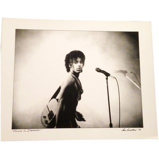 Original Prince Photo Signed by Artist For Sale