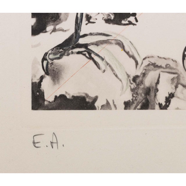 Paper Salvador Dali "Space Elephant" Etching, 1971 For Sale - Image 7 of 10