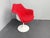 Mid-Century Modern Red Tulip Swivel Chairs by Eero Saarinen for Knoll International, Italy, 1960s For Sale - Image 3 of 13