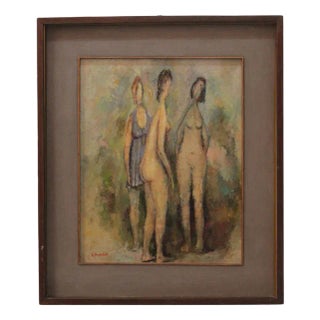 Raffaele Cella, Vanity, 1964, Oil on Canvas, Framed For Sale