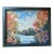 Contemporary Riverscape Oil Painting, Framed For Sale