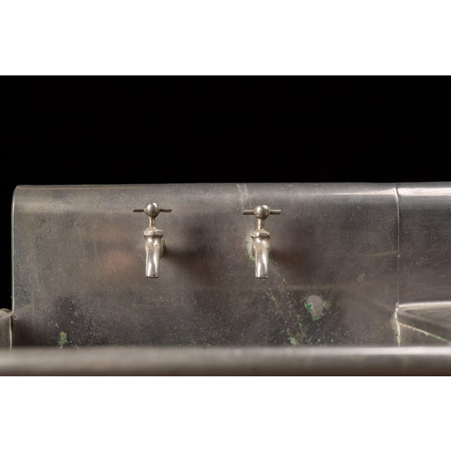 Vintage Salesman Sample Stainless Steel Sink For Sale - Image 4 of 8