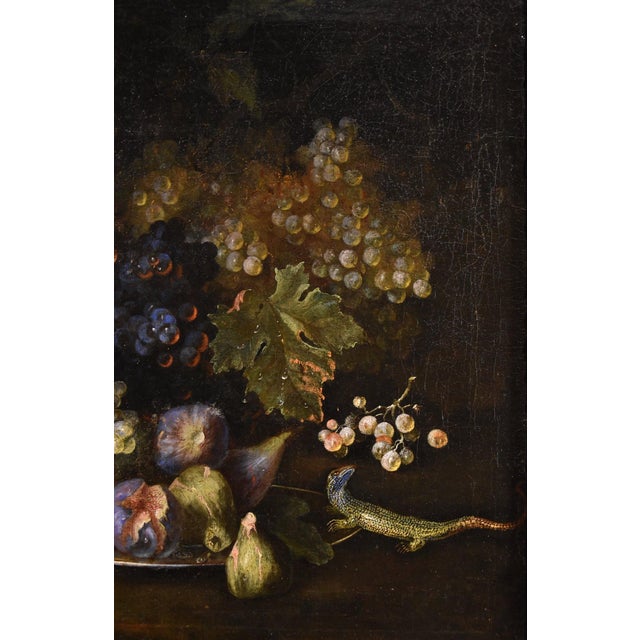 Franz Werner Von Tamm, Still Life with Flowers, 1600s-1700s, Oil on Canvas For Sale - Image 12 of 14