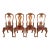 Kittinger Georgian Carved Mahogany Dining Chairs, Set of Four For Sale