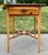Thomasville Replicas Porringer top side table. Rectangular surface with distinctively scalloped, shaped edges. One central...