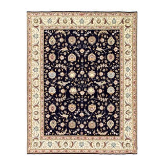 Pasargad DC Super Fine Hand Knotted Silk & Wool Rug For Sale