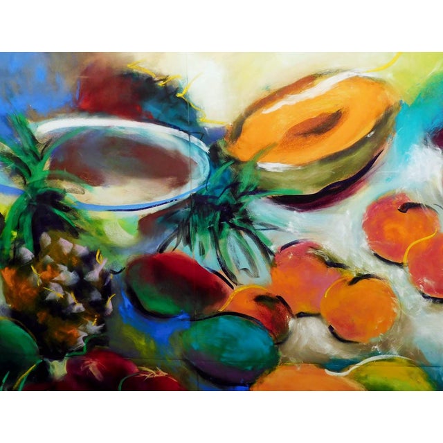 1990s Diane French Gaugush Original Pastel on Paper Fruits Custom Framed Hand Signed Dry Pigment For Sale In Denver - Image 6 of 6