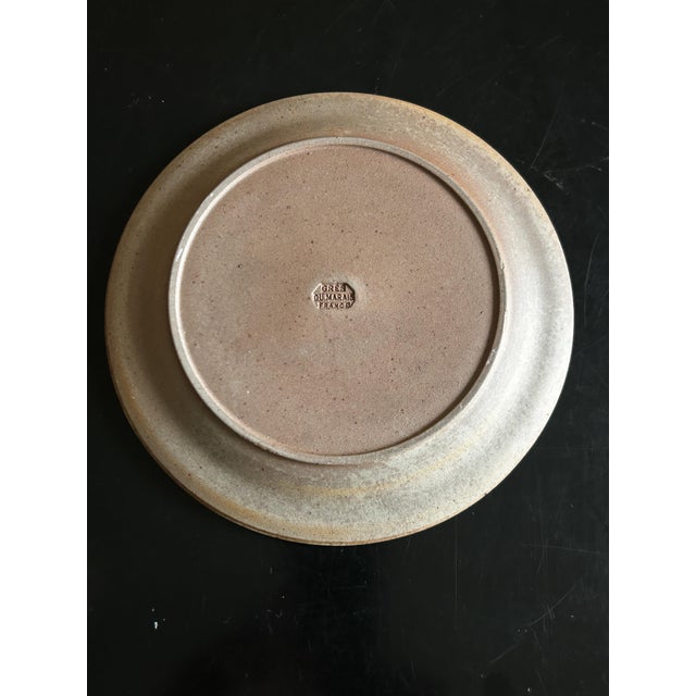 Flat Plates from Grès Du Marais, 1970s, Set of 10 For Sale - Image 10 of 12
