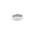 Metal 14k White Gold Chunky Ruby and Diamond Band Ring Size 8 For Sale - Image 7 of 11