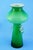 Glass Vintage Green Glass Vase by Jerzy Sluczan-Orkusz for Tarnowiec Glassworks, 1980s For Sale - Image 7 of 18