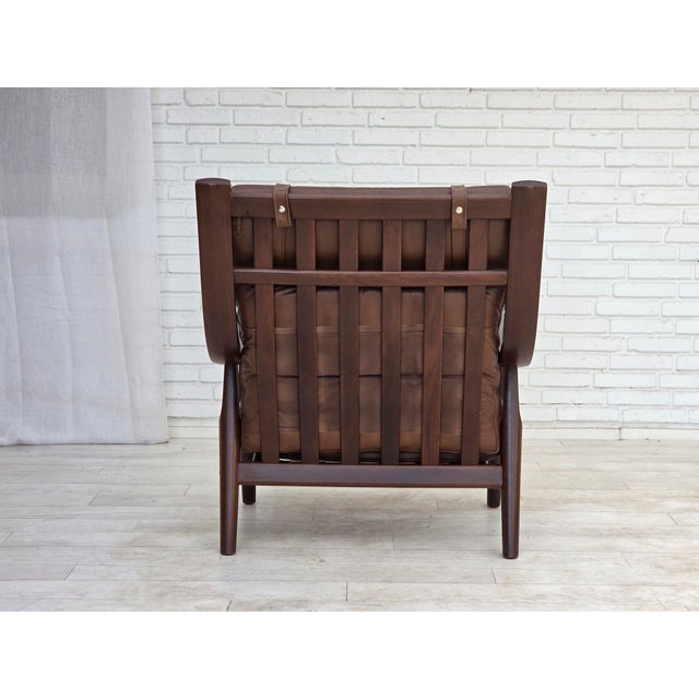 Danish Model GE530 Highback Lounge Chair by H.J. Wegner for Getama, 1970s For Sale - Image 11 of 18