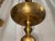 Monumental 49.5" Vintage Moroccan Brass Floor Candlesticks - A Pair For Sale - Image 4 of 10
