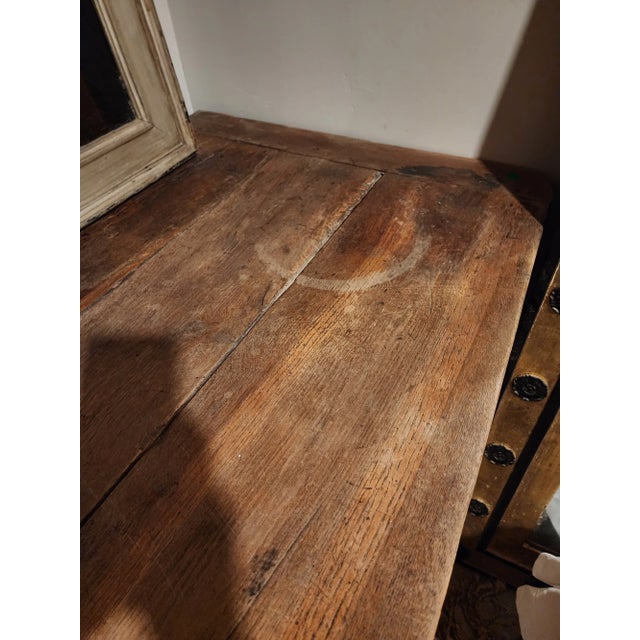 Brown Rustic French Country Chest Trunk For Sale - Image 8 of 11