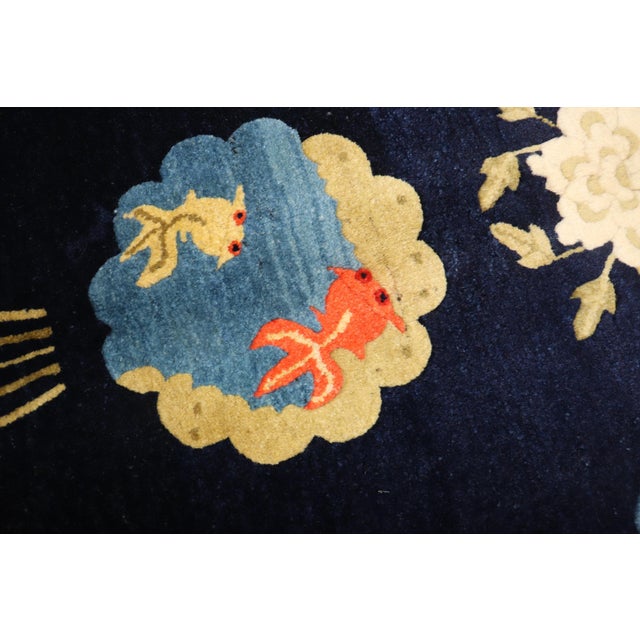 Late 20th Century Tibetan Pictorial Rug - 3'5" x 5'6" For Sale - Image 12 of 18