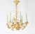 Art Nouveau Chandelier in Gilt Brass, 1900s For Sale - Image 6 of 8