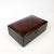 Brown 20th Century Painted Lacquered Leather Bounded Rectangular Jewelry Box For Sale - Image 8 of 8
