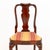 Wood Pair of Queen Anne Style Flame Mahogany Side Chairs For Sale - Image 7 of 8
