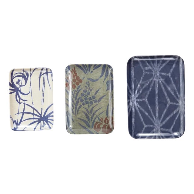 Yukata Trays, Set of 3 For Sale