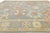 14x17 Hand-Knotted Modern Oushak Rug Premium Hand-Spun Wool Blue/Earth Tones For Sale - Image 4 of 10