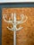 Attractive Thonet-style coat rack, a timeless classic, stable and sturdy. Bent beech wood, painted white. Dimensions:...