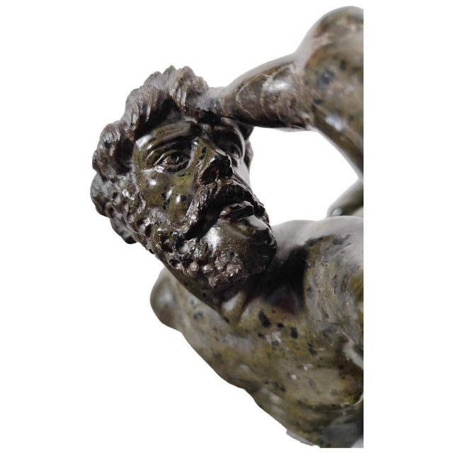 Abduction of Sabine, 19th Century, Serpentine Sculpture For Sale - Image 6 of 14