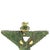 2020s Tamegroute Green Glazed Ceramic Candle Holder | One of a Kind For Sale - Image 5 of 6