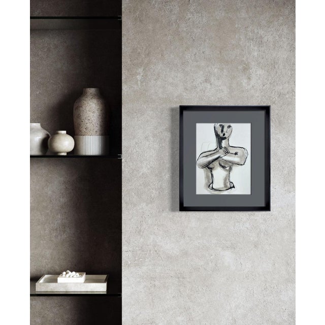 Limited Edition Henry Moore lithograph. Untitled (Clasped hands). Proofed at presses of Daniel Jacomet, Paris 1979. Emboss...