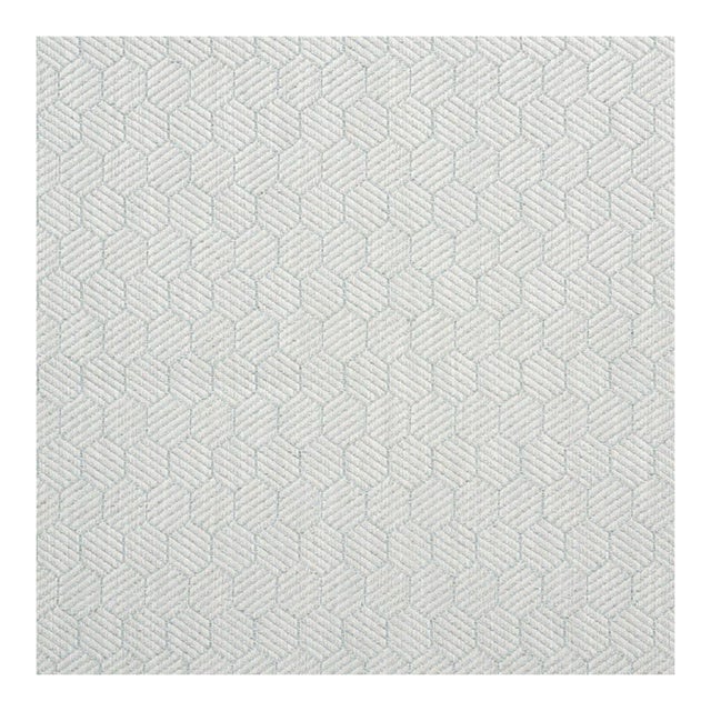 Sample - Schumacher Abaco Fabric in Mineral For Sale