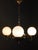 Czech Neo-Baroque Brass Chandelier with Opaline Glass Globes, 1930s For Sale - Image 11 of 13