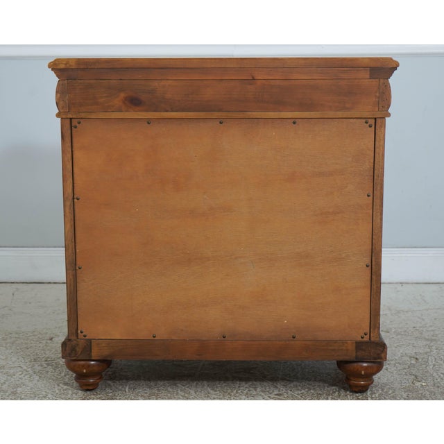 Schnadig Stately Wood & Rattan Bedside Table For Sale - Image 16 of 17