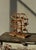 Vintage Folk Art Popsicle Stick + Spool Kinetic Ferris Wheel Sculpture, Circa 1970s. This kinetic ferris wheel is...