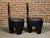 Mid 20th Century Sculptural Pair of Midcentury African Wood Spoon Back Black Chairs For Sale - Image 12 of 12