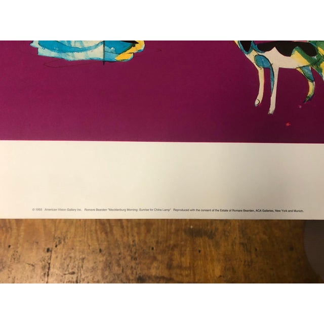 Romare Bearden Mecklenburg Morning: Sunrise for China Lamp, 1993 For Sale In New York - Image 6 of 12