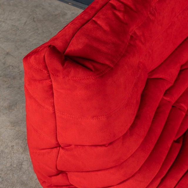 Red Togo Corner Sofa by Michel Ducaroy for Ligne Roset, France, 1973 For Sale - Image 13 of 18