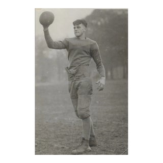 1921 Football Player Antique Photograph For Sale