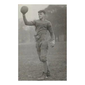 1921 Football Player Antique Photograph