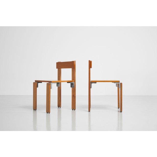 French Chairs by George Candilis for Sentou, 1968, Set of 6 For Sale - Image 16 of 18