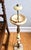 1950s Vintage Brass and Onyx Ashen Cup Stand, 1950s For Sale - Image 5 of 5