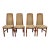 Set Four Vintage Danish Modern Bendixon Design Dining Chairs ~ Made in Denmark For Sale