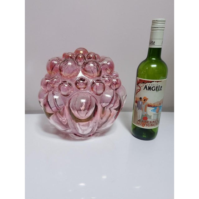 Large Rose Bubble Lamp Shade by Helena Tynell and Heinrich Gantenbrink for Limburg, 1960s For Sale - Image 10 of 12