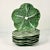 1990s Vintage Hollywood Regency Boho Chic Majolica Cabbage Ware Dinner Plates - Set of 6. For Sale - Image 13 of 14